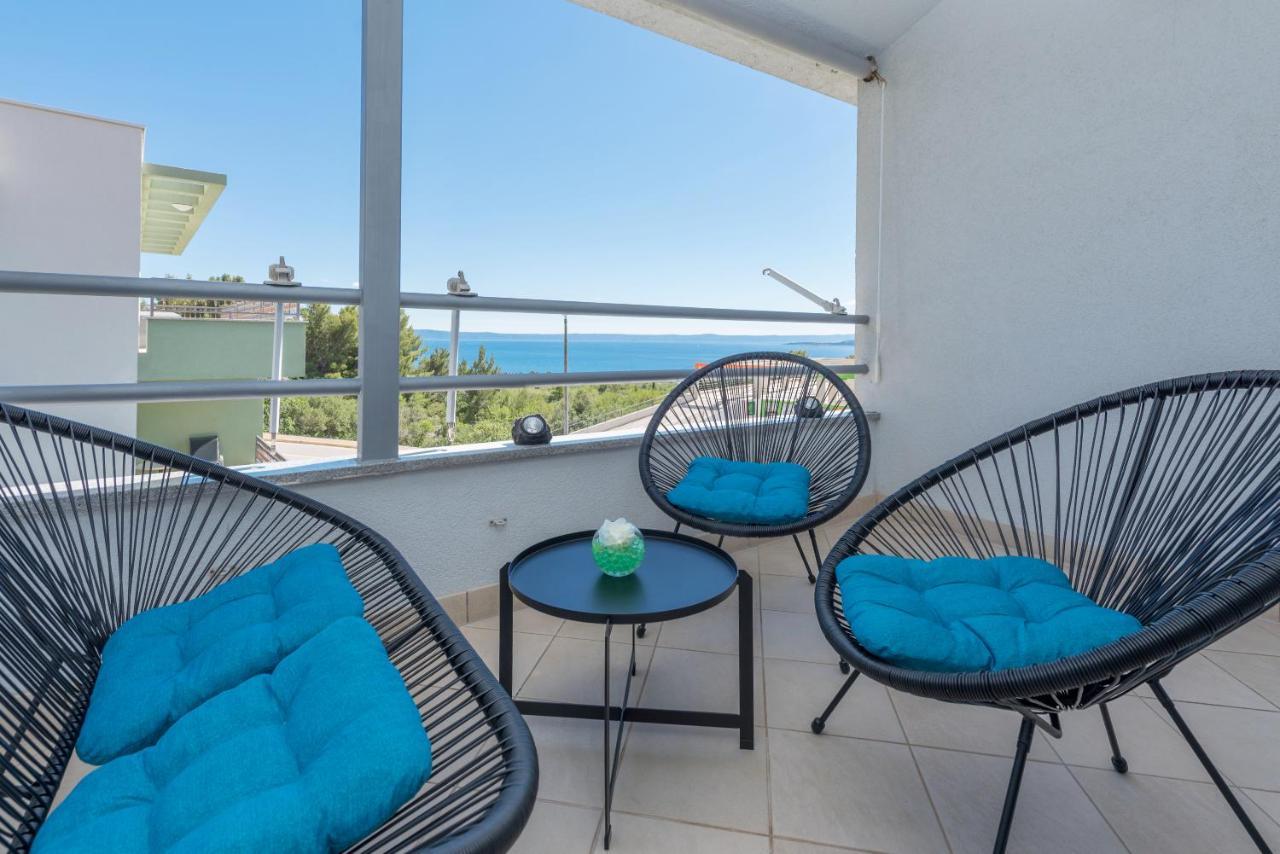 Deluxe 3 Bedroom Apartment With Sea View Baska Voda Exterior photo