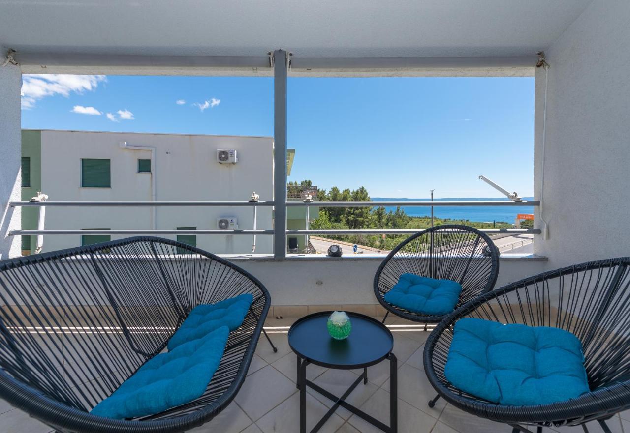 Deluxe 3 Bedroom Apartment With Sea View Baska Voda Exterior photo